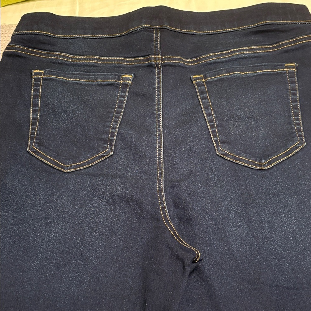 Style & Co Women's Dark Blue Stretch Jeggings Jeans Size XL pre owned - Picture 10 of 11